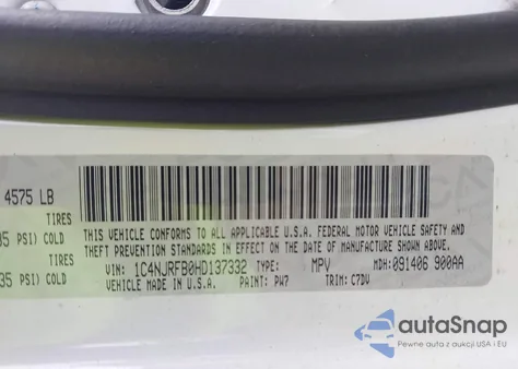 2017 Jeep Patriot Latitude из США, поврежденный, VIN 1C4NJRFB0HD137332